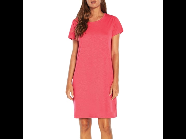 gap-womens-knee-length-relaxed-fit-lightweight-t-shirt-dress-claret-red-s-1