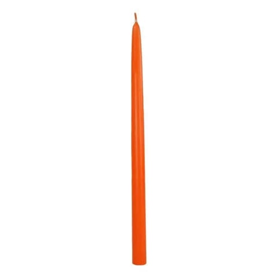 general-wax-and-candle-co-single-wrap-dinner-taper-orange-15-inches-1