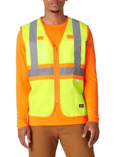 genuine-dickies-hi-vis-synthetic-vest-3m-scotchlite-reflective-taping-ansi-class-2-mens-size-one-siz-1