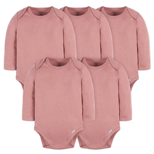 gerber-5-pack-baby-mauve-pink-premium-long-sleeve-onesies-bodysuits-24mo-1