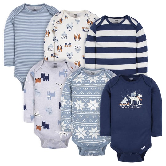gerber-6-pack-baby-boys-snow-much-fun-onesies-bodysuits-newborn-1