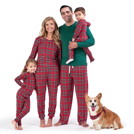 gerber-baby-womens-2-piece-holiday-family-matching-pajamas-red-stewart-plaid-large-1