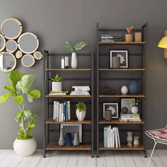 ghqme-no-assembly-folding-bookshelf-storage-shelves-4-tiers-vintage-multifuncti-1
