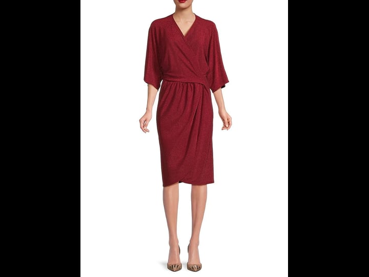 gibsonlook-womens-surplice-midi-faux-wrap-dress-red-size-xs-1