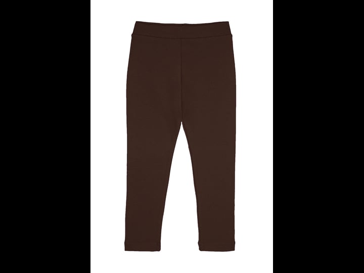 girls-basic-solid-full-length-cotton-soft-leggings-brown-12-years-1