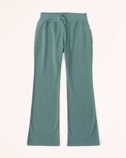 girls-cozy-flare-sweatpants-in-teal-size-17-18-abercrombie-kids-1