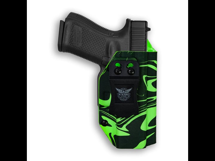 glock-19-19x-iwb-right-handed-holster-by-we-the-people-holsters-green-ink-swirl-kydex-adjustable-sec-1