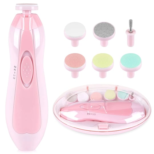 glopole-baby-nail-trimmer-file-with-light-safe-electric-nail-clippers-kit-for-1