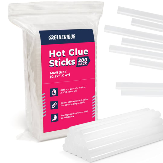 gluerious-mini-hot-glue-sticks-for-glue-gun-200pcs-bulk-pack-0-27x4-inches-small-size-multi-temp-for-1