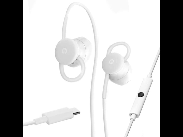 google-earbuds-usb-c-wired-digital-headset-type-c-for-pixel-phones-microphone-and-volume-control-whi-1