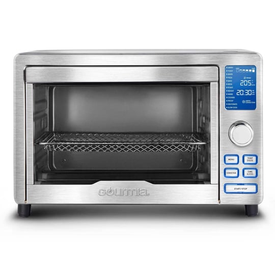 gourmia-digital-stainless-steel-toaster-oven-air-fryer-silver-1