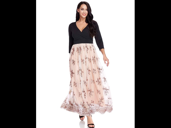 grapent-womens-plus-size-sequin-3-4-sleeves-evening-gown-party-long-maxi-dress-1