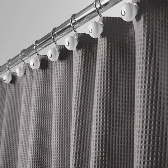 gray-waffle-weave-fabric-shower-curtain-72-x-72-by-mdesign-1
