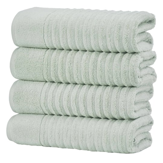 great-bay-home-zero-twist-100-combed-cotton-ribbed-bath-towel-set-4-pack-bath-sage-green-1
