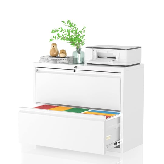 greenvelly-filing-cabinet-2-drawer-white-lateral-file-cabinet-with-lock-lockable-metal-file-cabinets-1