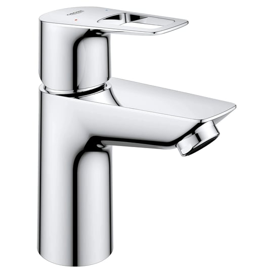 grohe-23085001-bauloop-chrome-single-hole-single-handle-s-size-bathroom-faucet-1-2-gpm-less-drain-1
