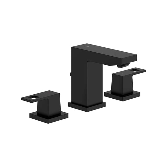 grohe-eurocube-8-inch-widespread-2-handle-s-size-bathroom-faucet-1-2-gpm-matte-black-20370243a-1