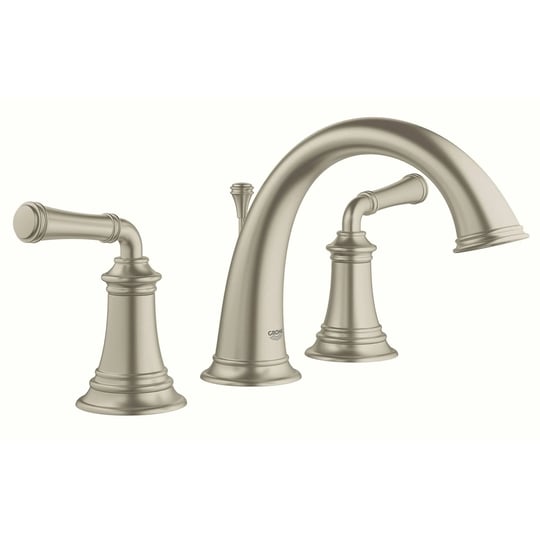 grohe-gloucester-brushed-nickel-2-handle-widespread-watersense-bathroom-faucet-drain-included-20475e-1