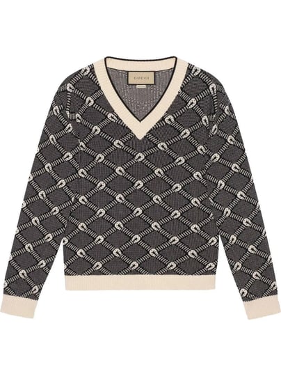 gucci-v-neck-jacquard-jumper-grey-1