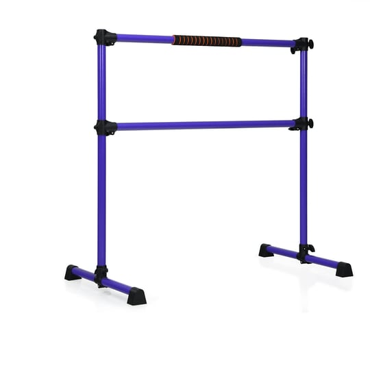 gymax-ballet-barre-portable-pilates-barre-freestanding-with-double-dance-bar-stable-construction-for-1