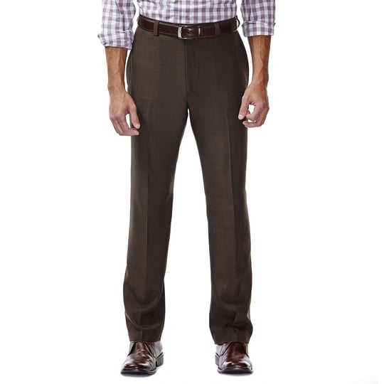 haggar-mens-eclo-stria-classic-fit-flat-front-dress-pants-brown-size-40x29-1