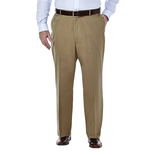 haggar-tan-khaki-big-tall-premium-no-iron-classic-fit-flat-front-pants-1