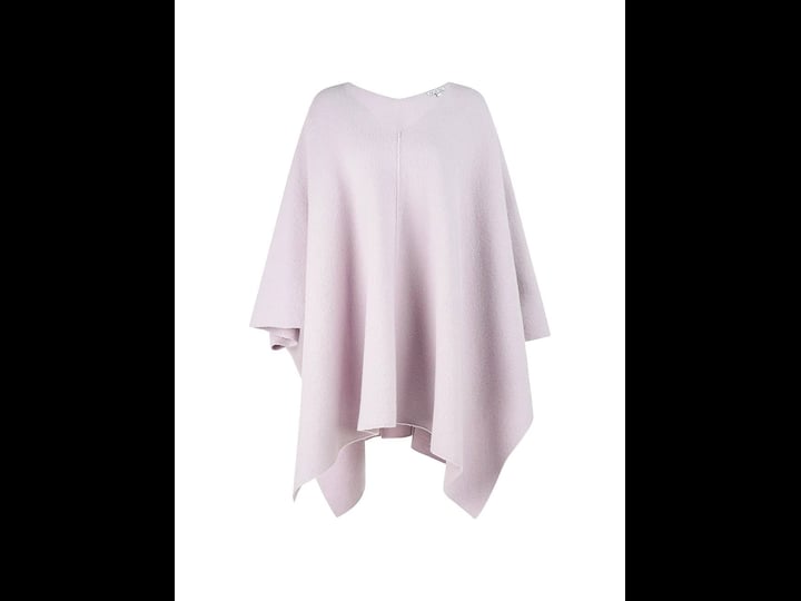 halston-womens-bridget-boiled-wool-poncho-light-plum-size-small-1