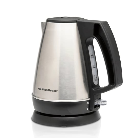 hamilton-beach-1-liter-electric-kettle-stainless-steel-and-black-new-1