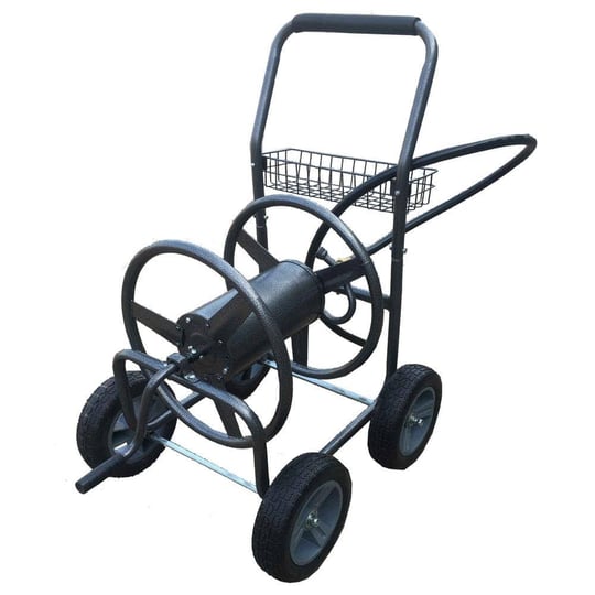 hammertone-finish-heavy-duty-4-wheel-rolling-hose-reel-225-ft-hose-capacity-1