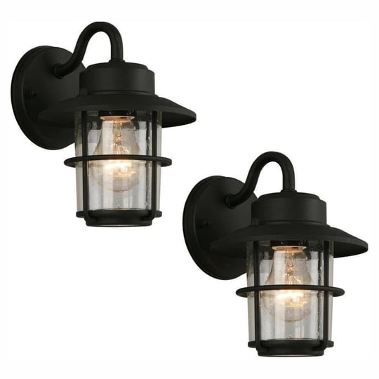 hampton-bay-1-light-black-outdoor-wall-lantern-sconce-2-pack-1
