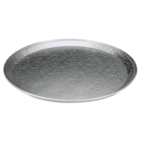 handi-foil-401380-aluminum-embossed-tray-round-12-in-25-case-1-case-1