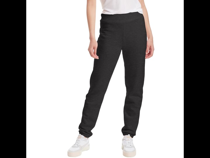 hanes-comfortsoft-ecosmart-womens-cinch-leg-sweatpants-ebony-1