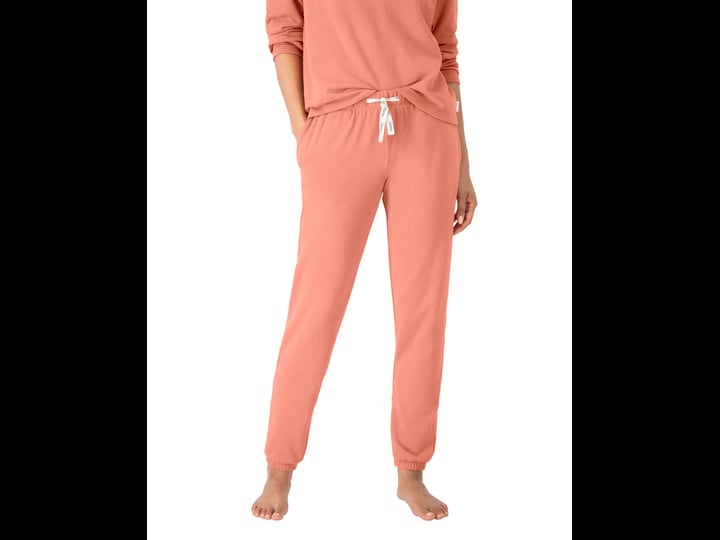 hanes-originals-comfywear-womens-french-terry-joggers-28-toasted-orange-l-1