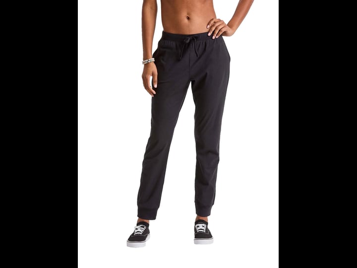 hanes-originals-womens-cotton-29-inch-jogger-size-xs-black-1