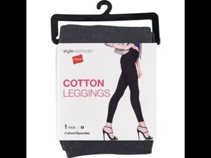 hanes-pants-jumpsuits-hanes-cotton-leggings-color-gray-size-m-jpenlyns-closet-1