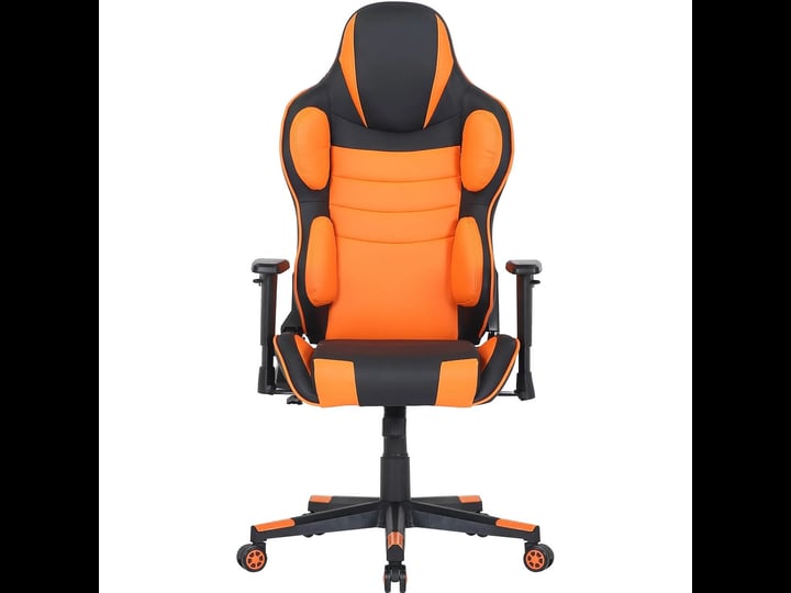 hanover-commando-ergonomic-gaming-chair-in-black-and-orange-adjustable-gas-lift-seating-lumbar-and-n-1