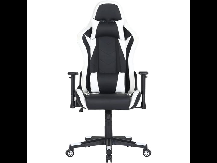 hanover-commando-ergonomic-gaming-chair-with-adjustable-gas-lift-seating-lumbar-and-neck-support-bla-1