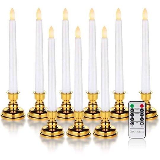 happyline-7-9-inch-flameless-taper-candles-with-candlesticks-pack-of-9-battery-operated-led-window-c-1