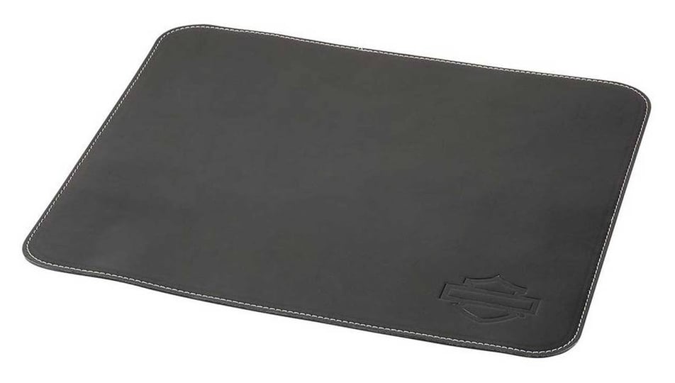 harley-davidson-debossed-open-bar-shield-mouse-pad-black-faux-leather-1