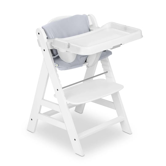 hauck-alphaplus-grow-along-white-wooden-high-chair-tray-table-grey-cushion-1