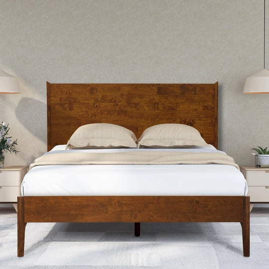 haven-solid-wood-bed-frame-with-headboard-scandinavian-platform-bed-acacia-color-walnut-size-queen-1