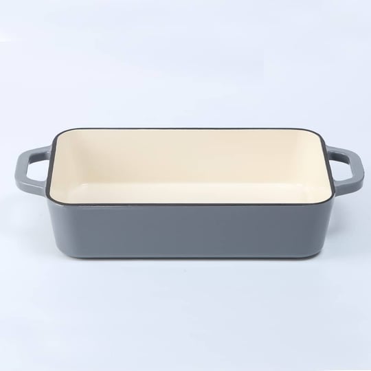 hawok-enameled-cast-iron-rectangle-lasagna-roasting-pan-gray-1