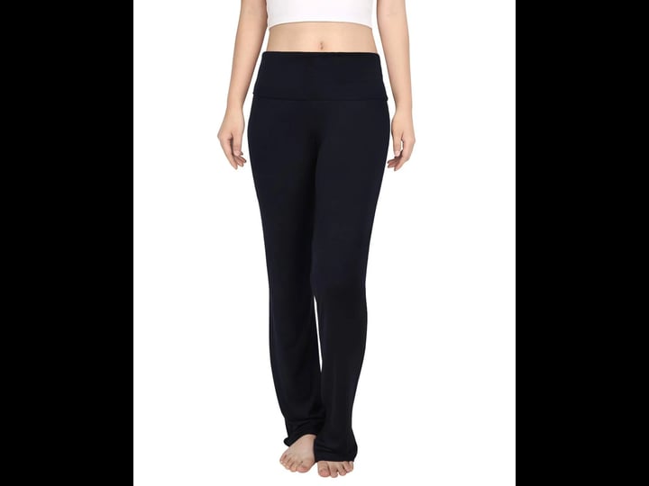 hde-fold-over-waist-yoga-pants-black-small-1