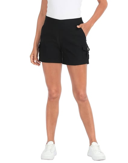 hde-womens-cargo-shorts-with-pockets-high-waisted-casual-shorts-black-m-size-medium-1