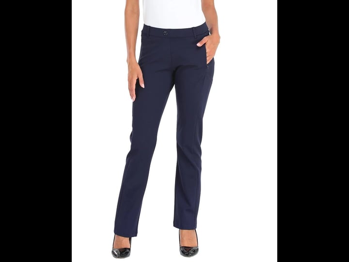 hde-yoga-dress-pants-for-women-straight-leg-pull-on-pants-with-8-pockets-navy-blue-m-regular-womens--1