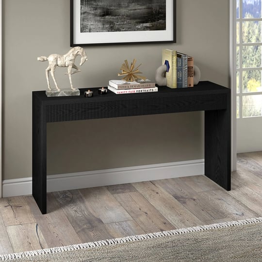 hennhart-55-black-grain-mdf-pvc-console-table-1