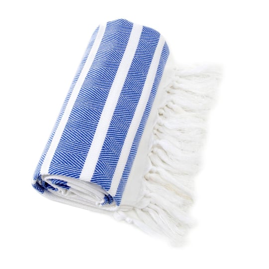 herringbone-pesetemal-beach-towel-royal-blue-1