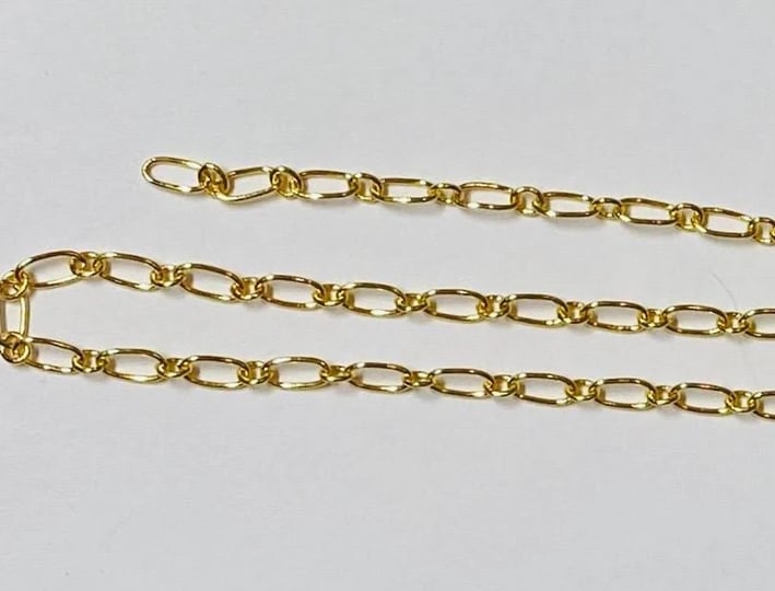 high-quality-18k-gold-plated-figaro-chain-6mmx-3mm-by-the-foot-20446