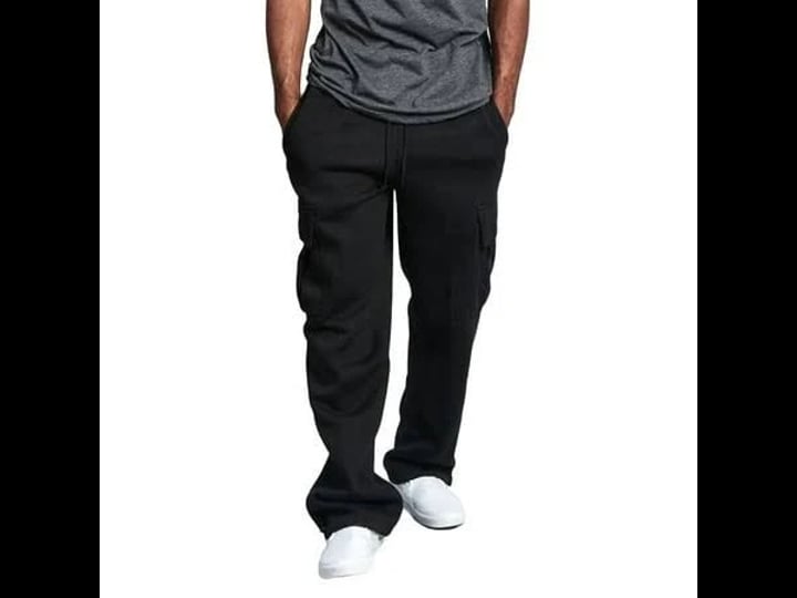 hirigin-men-casual-straight-leg-jogger-heavy-weight-fleece-cargo-pocket-sweatpants-m-3xl-mens-size-m-1