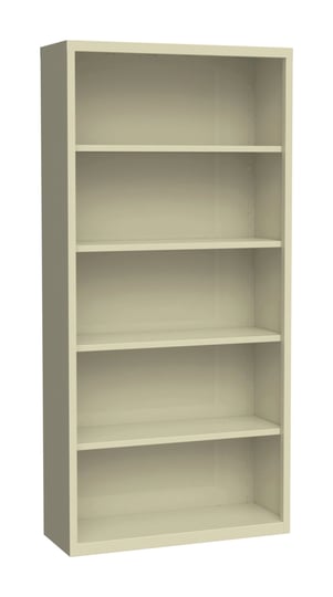 hirsh-72h-5-shelf-metal-bookcase-putty-1